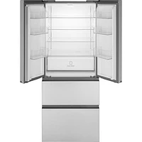 Haier 28" 14.5 Cu. Ft. 4-Door French Door Refrigerator (QJS15HYRFS) - Stainless Steel