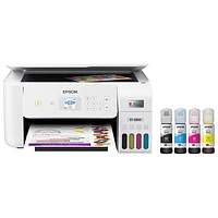 Epson EcoTank ET-2800 Wireless All-In-One Supertank Inkjet Printer - White