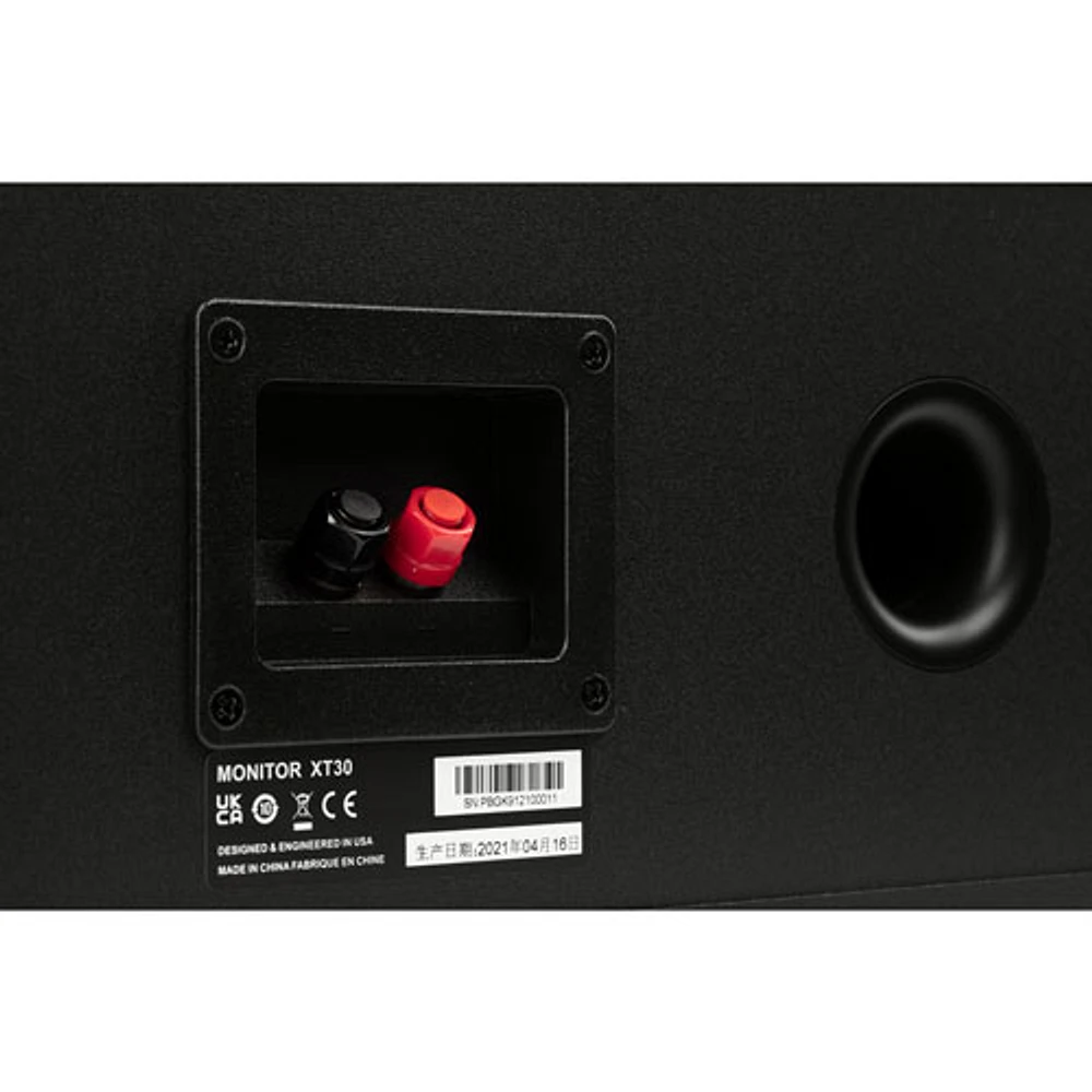 Haut-parleur de canal central de 200 W Monitor XT30 de Polk Audio - Noir minuit