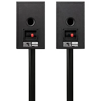 Polk Audio Monitor XT15 150-Watt Bookshelf Speaker - Pair - Midnight Black