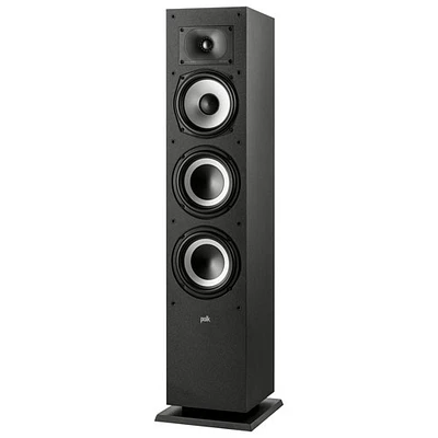 Haut-parleur colonne de 200 W Monitor XT60 de Polk Audio - Unité - Noir minuit