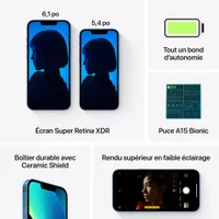 Bell Apple iPhone 13 256GB - Blue - Monthly Financing