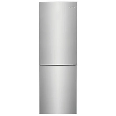 Frigidaire 24" 11.5 Cu Ft Bottom Freezer Refrigerator with LED Lighting (FRBG1224AV) -Stainless Steel