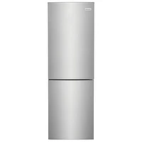 Frigidaire 24" 11.5 Cu Ft Bottom Freezer Refrigerator with LED Lighting (FRBG1224AV) -Stainless Steel