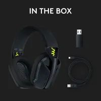 Logitech G435 LIGHTSPEED Bluetooth Wireless Gaming Headset for PC/PS5/PS4/Switch - Black