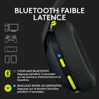 Logitech G435 LIGHTSPEED Bluetooth Wireless Gaming Headset for PC/PS5/PS4/Switch - Black