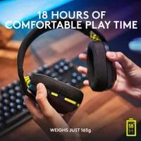 Logitech G435 LIGHTSPEED Bluetooth Wireless Gaming Headset for PC/PS5/PS4/Switch - Black