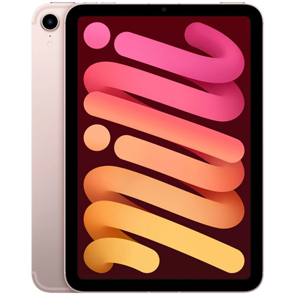 iPad mini 8,3 po 64 Go avec Wi-Fi et 5G (6e génération) d'Apple - Rose