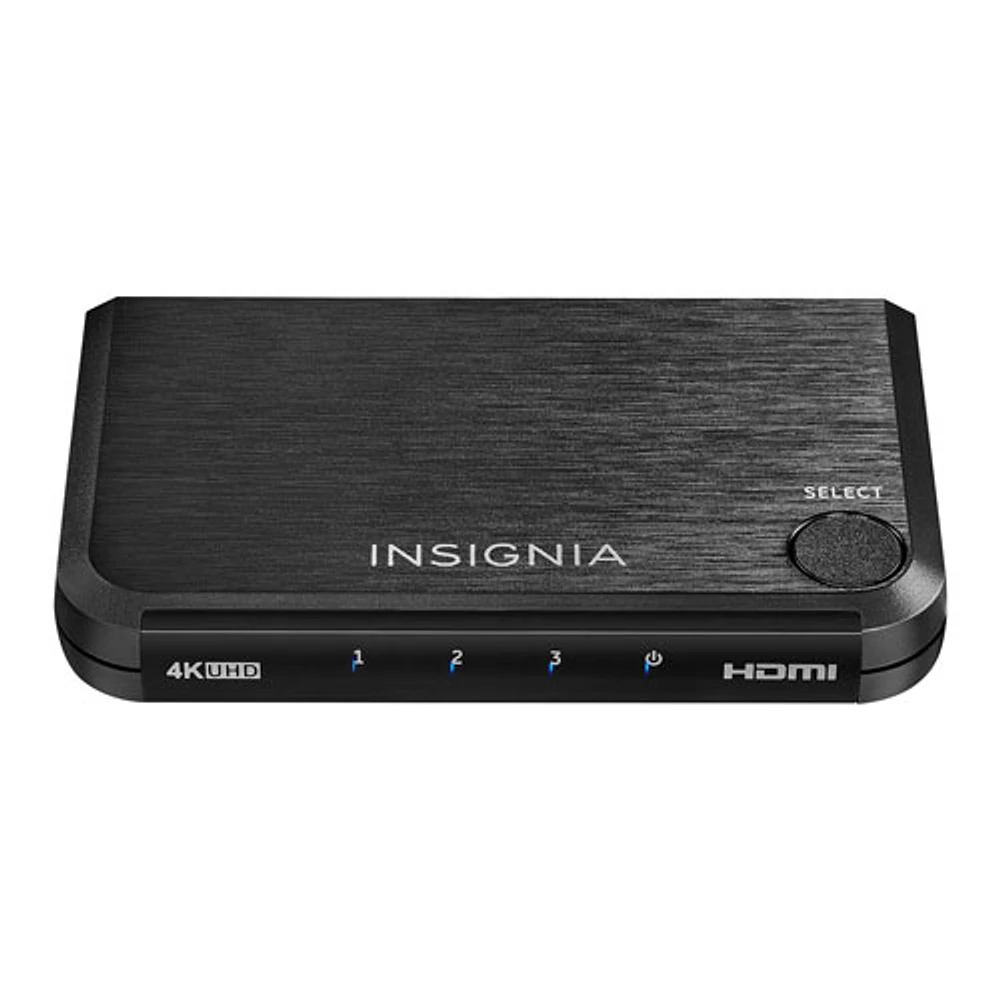 Insignia 3-Port 4K HDMI Switch - Black - Only at Best Buy