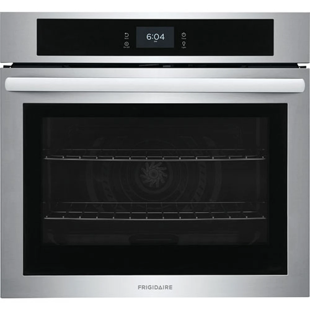 Frigidaire 30" 5.3 Cu. Ft. Combination Self-Clean Electric Wall Oven (FCWS3027AS) - Stainless