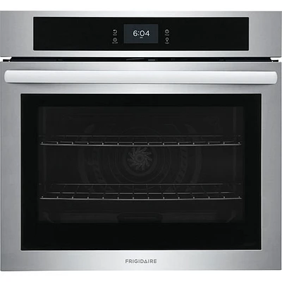 Frigidaire 30" 5.3 Cu. Ft. Combination Self-Clean Electric Wall Oven (FCWS3027AS) - Stainless