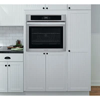 Frigidaire 30" 5.3 Cu. Ft. Combination Self-Clean Electric Wall Oven (FCWS3027AS) - Stainless