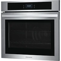 Frigidaire 30" 5.3 Cu. Ft. Combination Self-Clean Electric Wall Oven (FCWS3027AS) - Stainless