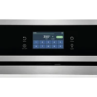 Frigidaire 30" 5.3 Cu. Ft. Combination Self-Clean Electric Wall Oven (FCWS3027AS) - Stainless