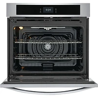 Frigidaire 30" 5.3 Cu. Ft. Combination Self-Clean Electric Wall Oven (FCWS3027AS) - Stainless