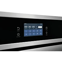 Frigidaire 30" 5.3 Cu. Ft. Combination Self-Clean Electric Wall Oven (FCWS3027AS) - Stainless