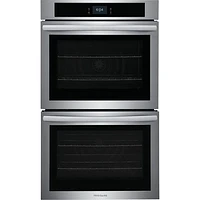 Frigidaire 30" 10.6 Cu. Ft. Double Self-Clean Electric Wall Oven (FCWD3027AS) - Stainless