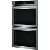 Frigidaire 30" 10.6 Cu. Ft. Double Self-Clean Electric Wall Oven (FCWD3027AS) - Stainless