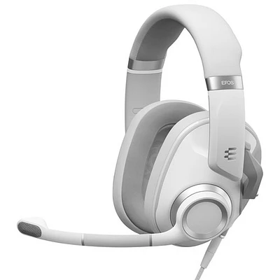 EPOS H6PRO Closed Acoustic Gaming Headset - White
