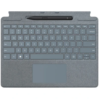 Microsoft Surface Pro Signature Keyboard with Slim Pen 2 - Ice Blue - English