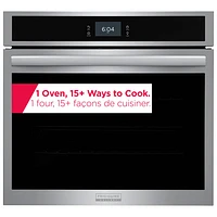 Frigidaire Gallery 30" 5.3 Cu. Ft. Combination Electric Wall Oven (GCWS3067AF) - Stainless