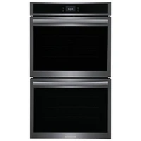 Frigidaire Gallery 30" 10.6 Cu. Ft. Double Electric Wall Oven (GCWD3067AD) - Black Stainless