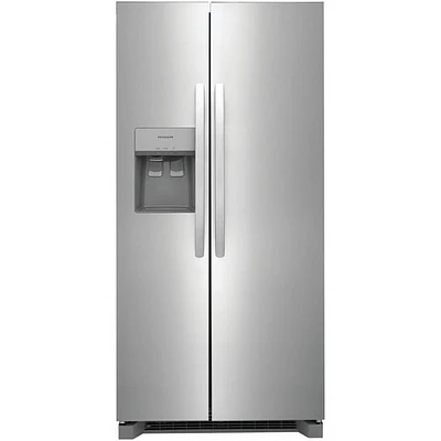 Réfrigérateur côte à côte 33 po de Frigidaire (FRSS2323AS) - Inox - Boîte ouverte - Parfait état