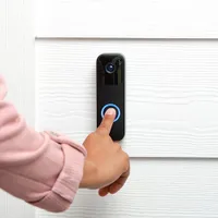 Blink Wired/Wire-Free Video Doorbell with Sync Module 2 - Black