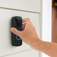 Blink Wired/Wire-Free Video Doorbell with Sync Module 2 - Black