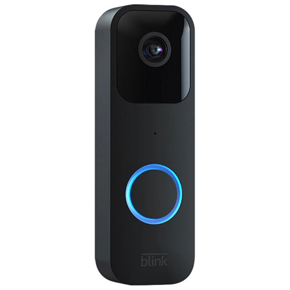 Blink Wired/Wire-Free Video Doorbell - Black