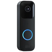 Blink Wired/Wire-Free Video Doorbell - Black