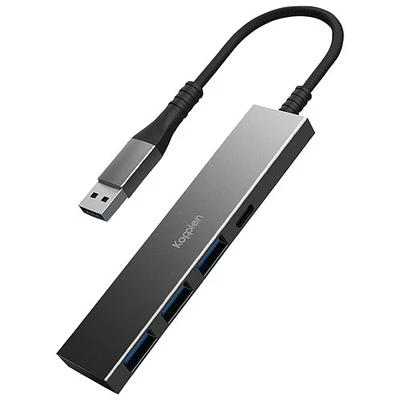 Concentrateur 4-en-1 USB 3.0 de Kopplen (HUB-USB04SGR)