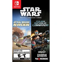 Ensemble de jeux Star Wars Racer et Commando (Switch)