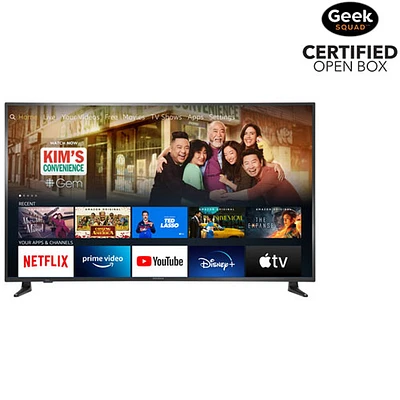 Téléviseur intelligent HDR ACL UHD 4K de 65 po d'Insignia (NS-65DF710CA21) - Édition Fire TV - 2020 - Exclusivité de Best Buy - Boîte ouverte