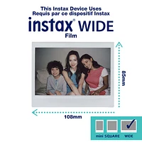 Fujifilm Instax Link Wide Smartphone Printer - Ash White