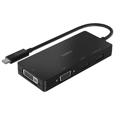 Belkin CONNECT 4-in-1 USB-C Video Adapter (AVC003BTBK)
