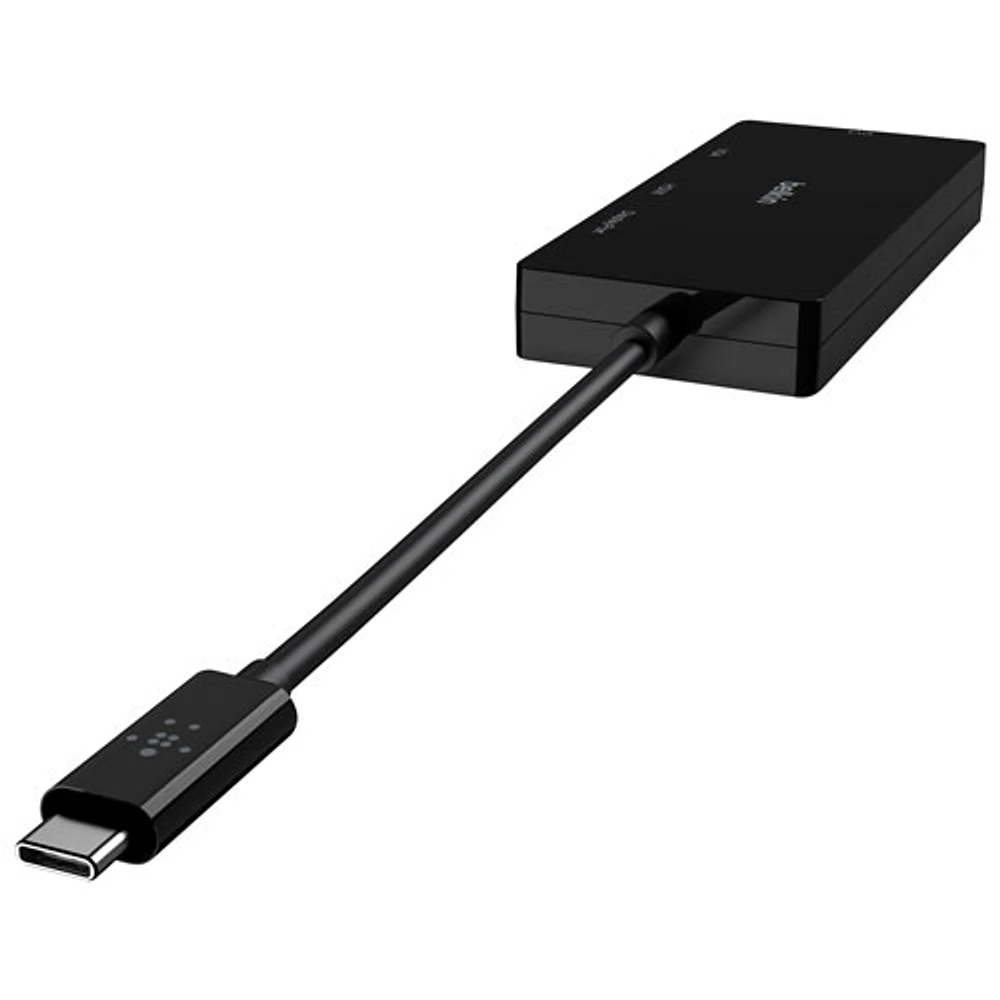 Belkin CONNECT 4-in-1 USB-C Video Adapter (AVC003BTBK)