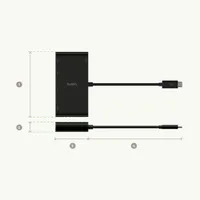 Belkin 4-in-1 USB-C Multimedia Hub (AVC005BTBK)