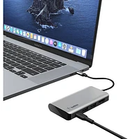 Belkin CONNECT 4-in-1 USB-C Hub with Power Delivery (AVC006BTSGY)