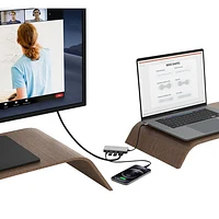 Belkin CONNECT 4-in-1 USB-C Hub with Power Delivery (AVC006BTSGY)