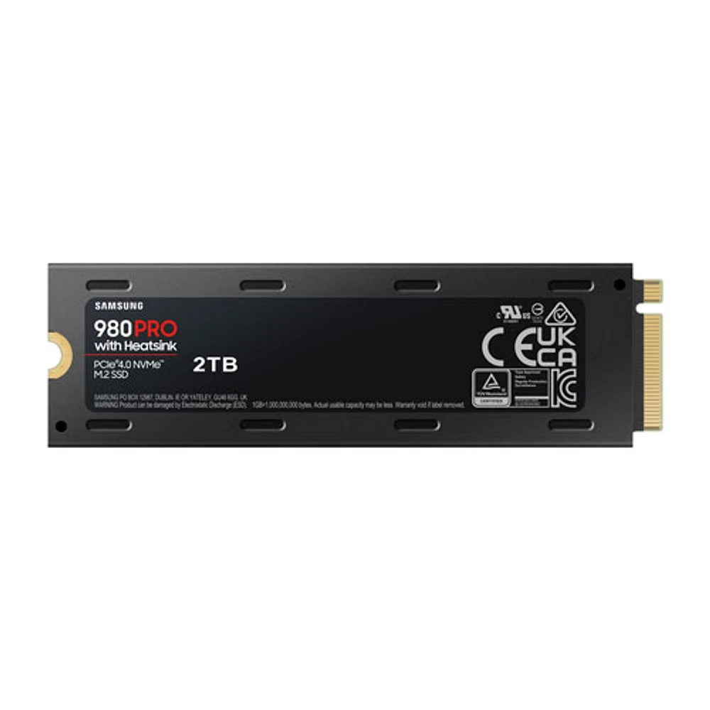Samsung 980 PRO Heatsink 2TB NVMe PCI-e Internal Solid State Drive (MZ-V8P2T0CW)