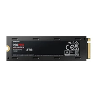 Samsung 980 PRO Heatsink 2TB NVMe PCI-e Internal Solid State Drive (MZ-V8P2T0CW)