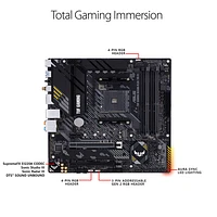 Carte mère TUF Gaming B550-Plus Wi-Fi II ATX AM4 DDR4 d'ASUS pour processeurs Ryzen 3000/5000 d'AMD