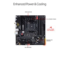 Carte mère TUF Gaming B550-Plus Wi-Fi II ATX AM4 DDR4 d'ASUS pour processeurs Ryzen 3000/5000 d'AMD