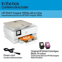 HP ENVY Inspire 7955e Wireless All-In-One Inkjet Printer - HP Instant Ink 3-Month Free Trial Included*