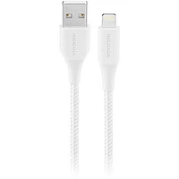 Câble tissé Lightning à USB-A de 1,8 m (6 pi) d'Insignia certifié MFi par Apple - Gris lunaire
