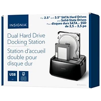Station d'accueil USB 3.0 pour deux disques durs d'Insignia - Exclusivité de Best Buy