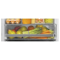 GE 24" 11.9 Cu. Ft. Bottom Freezer Refrigerator (GLE12HSPSS) - Stainless Steel