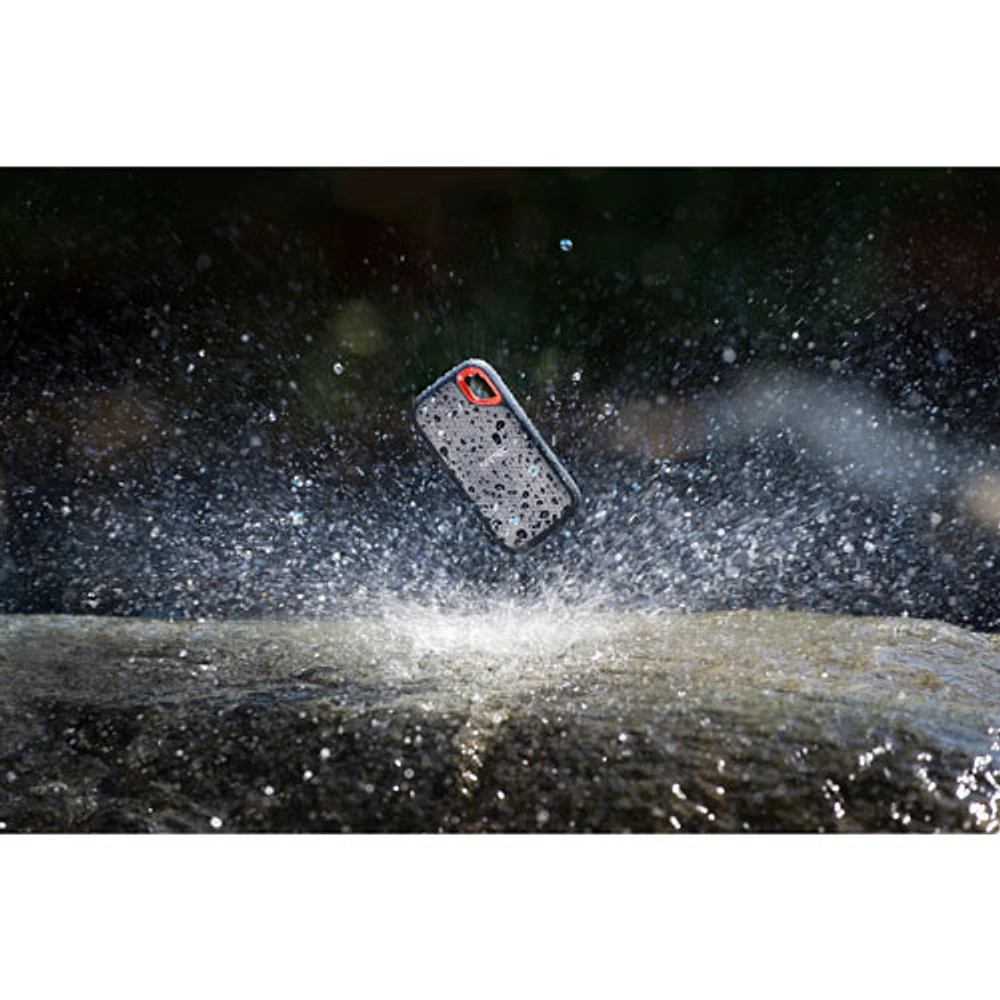 Disque SSD portable externe USB 3.2 Extreme de 4 To de SanDisk (SDSSDE61-4T00-G25)