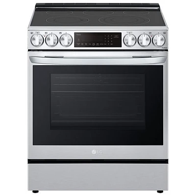 Cuisinière électrique encastrable conv./friture air 30 po de LG (LSEL6335F) - Inox - BO - Endommagé